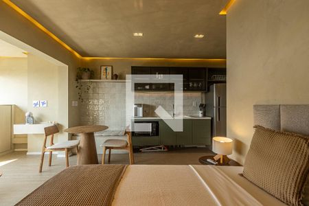 Studio de kitnet/studio para alugar com 1 quarto, 35m² em Indianópolis, São Paulo