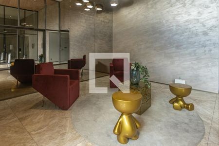Área comum de kitnet/studio para alugar com 1 quarto, 35m² em Indianópolis, São Paulo