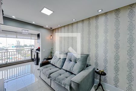 Sala de apartamento à venda com 2 quartos, 52m² em Vila Bertioga, São Paulo