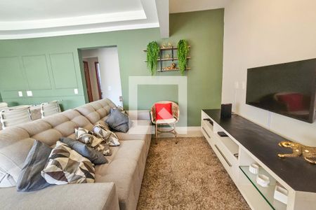 Sala de apartamento para alugar com 3 quartos, 120m² em Balneario Guarujá, Guarujá