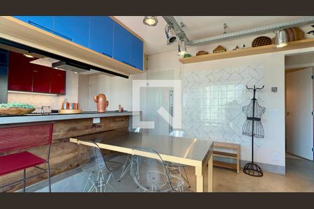 Sala/Cozinha de apartamento à venda com 1 quarto, 60m² em Pinheiros, São Paulo