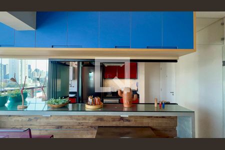 Cozinha de apartamento para alugar com 1 quarto, 60m² em Pinheiros, São Paulo