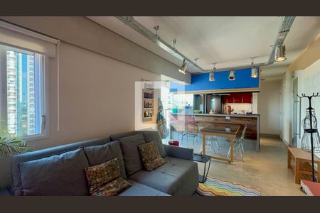 Sala/Cozinha de apartamento à venda com 1 quarto, 60m² em Pinheiros, São Paulo