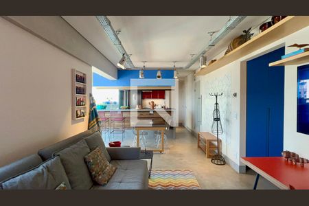 Sala/Cozinha de apartamento à venda com 1 quarto, 60m² em Pinheiros, São Paulo