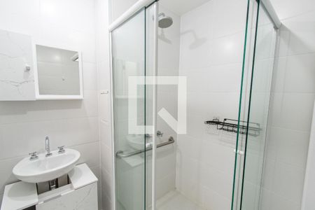 Banheiro Social de kitnet/studio para alugar com 1 quarto, 24m² em Alto do Ipiranga, São Paulo