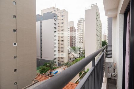Varanda do Quarto de kitnet/studio para alugar com 1 quarto, 43m² em Bela Vista, São Paulo