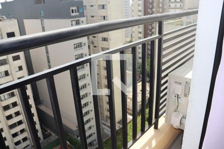 Varanda e Vista de kitnet/studio para alugar com 1 quarto, 39m² em Bela Vista, São Paulo