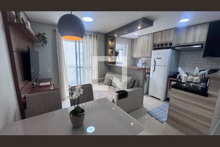 Sala de apartamento à venda com 2 quartos, 62m² em Jardim das Bandeiras, Campinas