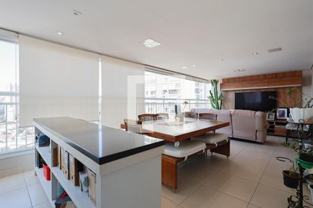 Varanda gourmet de apartamento à venda com 3 quartos, 120m² em Santa Teresinha, São Paulo