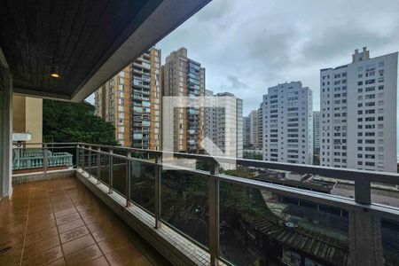 Varanda de apartamento para alugar com 3 quartos, 130m² em Centro, Guarujá
