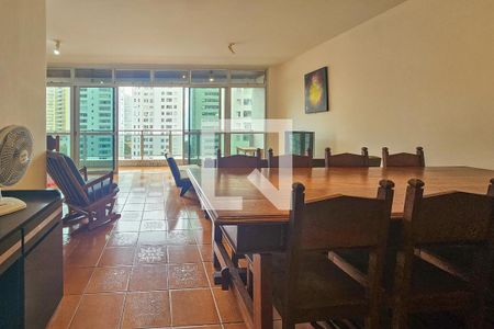 Sala de apartamento para alugar com 3 quartos, 130m² em Centro, Guarujá