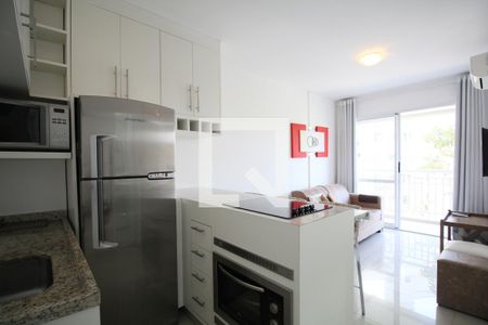 Sala/Cozinha de apartamento à venda com 1 quarto, 32m² em Panamby, São Paulo