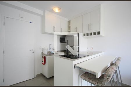 Sala/Cozinha de apartamento à venda com 1 quarto, 32m² em Panamby, São Paulo