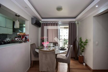Sala de Jantar de apartamento à venda com 2 quartos, 56m² em Vila Sonia do Taboao, Taboão da Serra