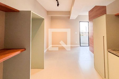 Sala/Cozinha de apartamento à venda com 1 quarto, 38m² em Chácara Seis de Outubro, São Paulo