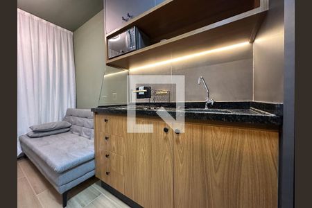 Sala/Cozinha de apartamento à venda com 1 quarto, 24m² em Pompeia, São Paulo