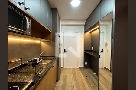 Sala/Cozinha de apartamento à venda com 1 quarto, 24m² em Pompeia, São Paulo
