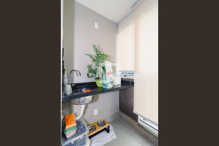 Varanda da Sala de apartamento à venda com 2 quartos, 56m² em Vila Andrade, São Paulo