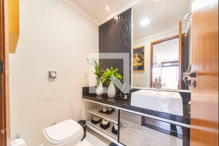 Lavabo de apartamento à venda com 3 quartos, 144m² em Vila Assunção, Santo André