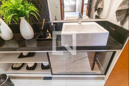 Lavabo de apartamento à venda com 3 quartos, 144m² em Vila Assunção, Santo André