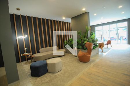 Área comum de kitnet/studio para alugar com 1 quarto, 27m² em Belenzinho, São Paulo