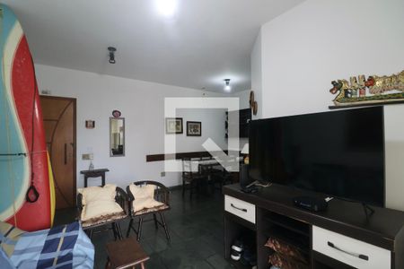 Sala de apartamento para alugar com 2 quartos, 78m² em Vila Luis Antonio, Guarujá