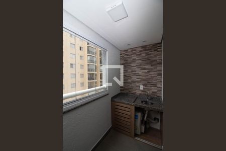 Varanda da Sala de apartamento à venda com 2 quartos, 55m² em Jardim Imperador, Guarulhos