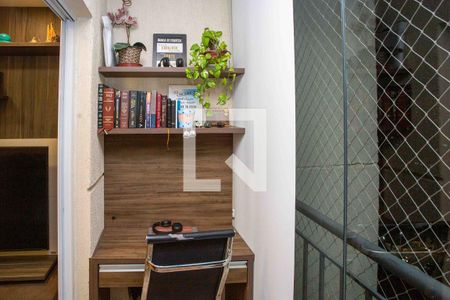 Varanda da Sala de apartamento à venda com 2 quartos, 48m² em Centro, Diadema