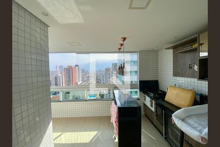 Varanda de apartamento para alugar com 3 quartos, 129m² em Canto do Forte, Praia Grande