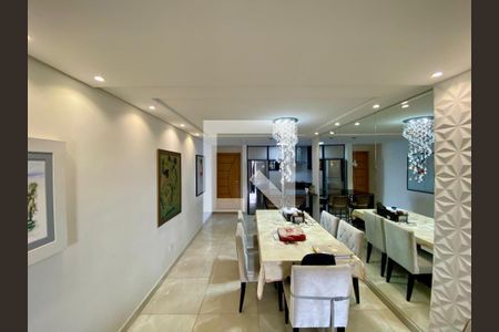 Sala de apartamento para alugar com 3 quartos, 129m² em Canto do Forte, Praia Grande