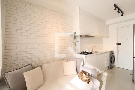 Sala/Cozinha de apartamento à venda com 1 quarto, 32m² em Bom Retiro, São Paulo