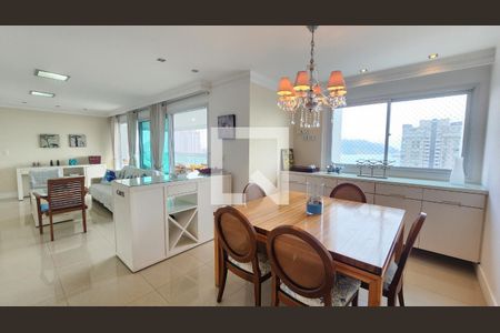 Sala de Jantar de apartamento para alugar com 3 quartos, 167m² em Boqueirão, Santos