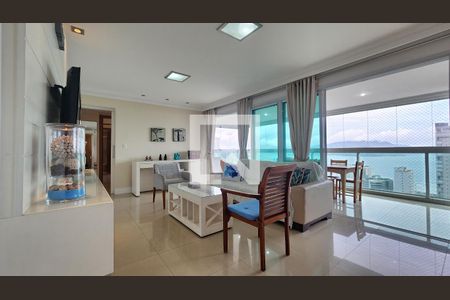 Sala de apartamento para alugar com 3 quartos, 167m² em Boqueirão, Santos