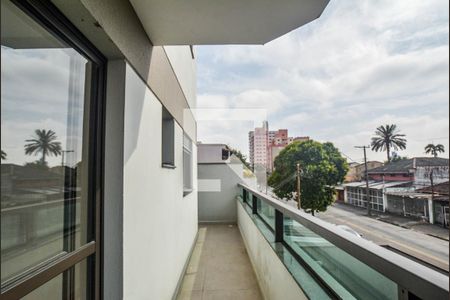 Varanda da Sala de apartamento à venda com 2 quartos, 60m² em Vila Leopoldina, Santo André