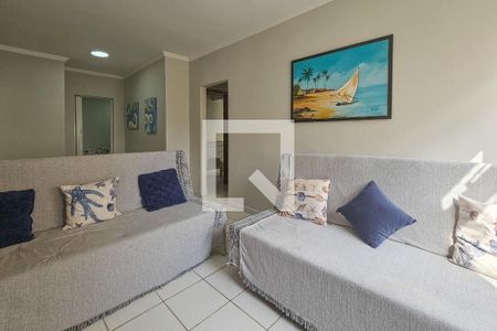 Sala de apartamento para alugar com 2 quartos, 70m² em Portal Guaruja, Guarujá