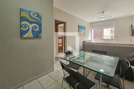Sala de apartamento para alugar com 2 quartos, 70m² em Portal Guaruja, Guarujá