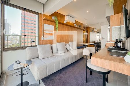 Sala de apartamento para alugar com 1 quarto, 35m² em Vila Mariana, São Paulo