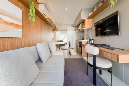 Sala de apartamento para alugar com 1 quarto, 35m² em Vila Mariana, São Paulo