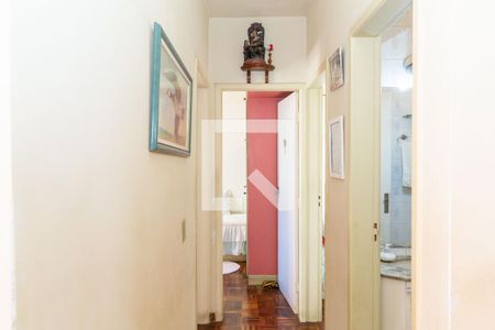 Corredor de apartamento à venda com 3 quartos, 79m² em Grajaú, Belo Horizonte
