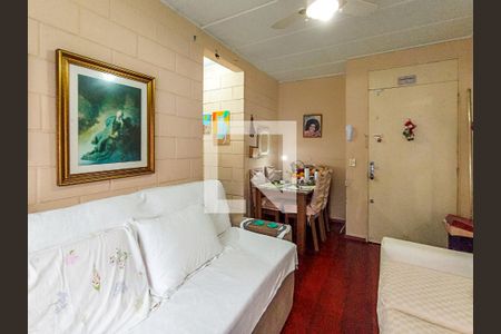 Sala de apartamento à venda com 1 quarto, 44m² em Vila Nova, Porto Alegre