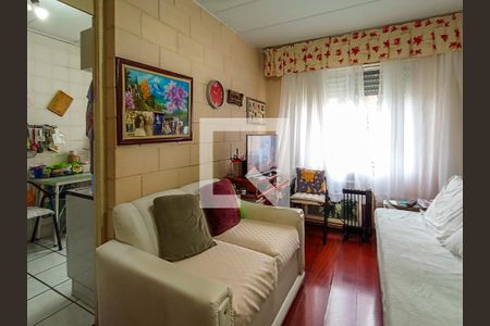Sala de apartamento à venda com 1 quarto, 44m² em Vila Nova, Porto Alegre