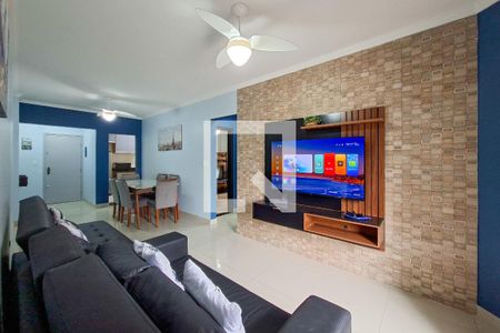 Sala de apartamento para alugar com 2 quartos, 77m² em Aviação, Praia Grande