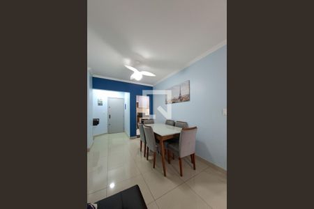 Sala de apartamento para alugar com 2 quartos, 77m² em Aviação, Praia Grande