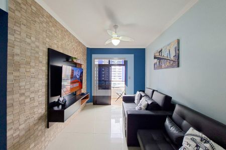 Sala de apartamento para alugar com 2 quartos, 77m² em Aviação, Praia Grande