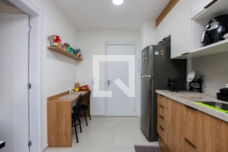 Sala/Cozinha de apartamento para alugar com 1 quarto, 33m² em Campo Belo, São Paulo