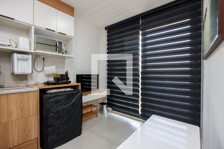 Sala/Cozinha de apartamento para alugar com 1 quarto, 33m² em Campo Belo, São Paulo