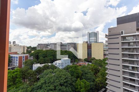 Vista/Varanda de kitnet/studio à venda com 1 quarto, 45m² em Cerqueira César, São Paulo