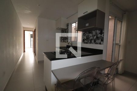 Cozinha de apartamento para alugar com 2 quartos, 60m² em Campestre, Santo André