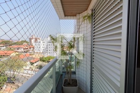 Varanda da Suíte 1 de apartamento à venda com 3 quartos, 160m² em Inconfidentes, Contagem