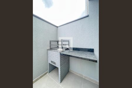 Varanda - Churrasqueira de casa de condomínio à venda com 2 quartos, 67m² em Vila Osasco, Osasco